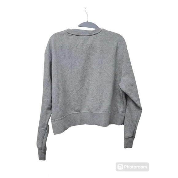 Nike Women's Plus Size Sportswear Fleece Crewneck Sweatshirt Gray Size  L - Picture 4 of 7